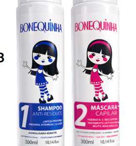 BONEQUINHA - kit Shampoo Anti-Resíduos & Máscara Capilar 300Mml