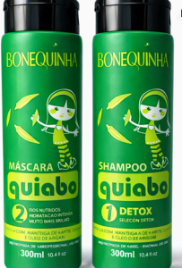 KIT PROGRESSIVA DE QUIABO 300ML - BONEQUINHA ESCANDALOSA