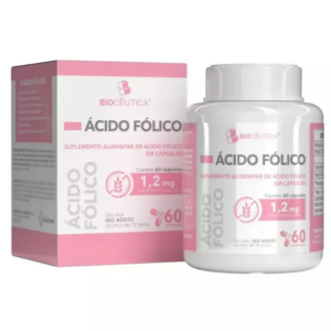 SUPLEMENTO ALIMENTAR DE ACIDO FOLICO EM CAPSULAS ( 60 CAPSULAS )