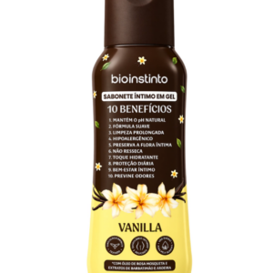SABONETE INTIMO EM GEL 10 BENEFICIOS VANILLA 200ML - BIO INSTINTO